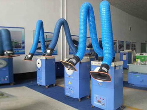 Mobile welding fume purifier