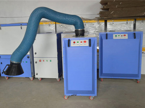Single arm welding fume purifier
