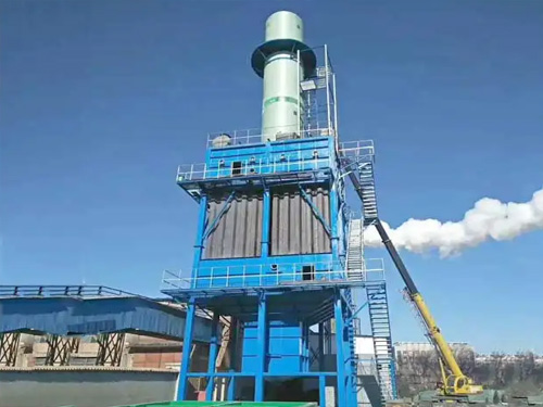 Wet electrostatic mist collector
