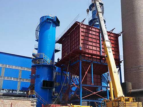 Carbon kiln wet electrostatic precipitator