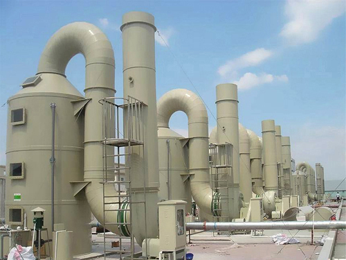 PP spray purification tower