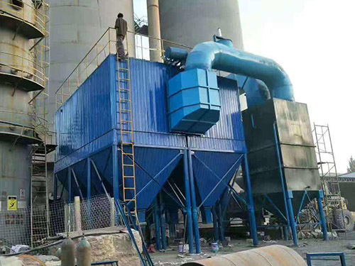 Submerged arc furnace dust collector