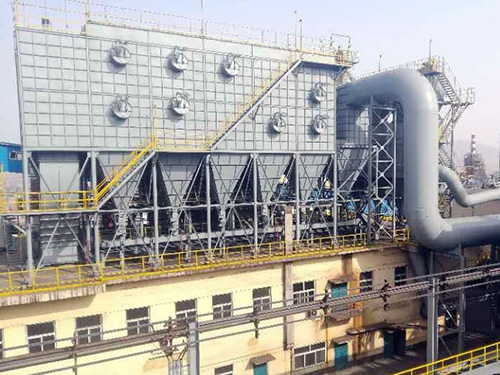 Coking plant coke side ground dust removal station