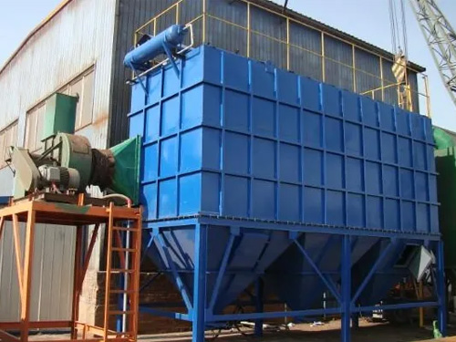 Biomass boiler dust collector